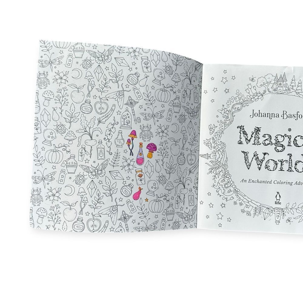 Johanna Basford Millie Marotta Adult Coloring Book Set Cottagecore Zen Art - Picture 6 of 9